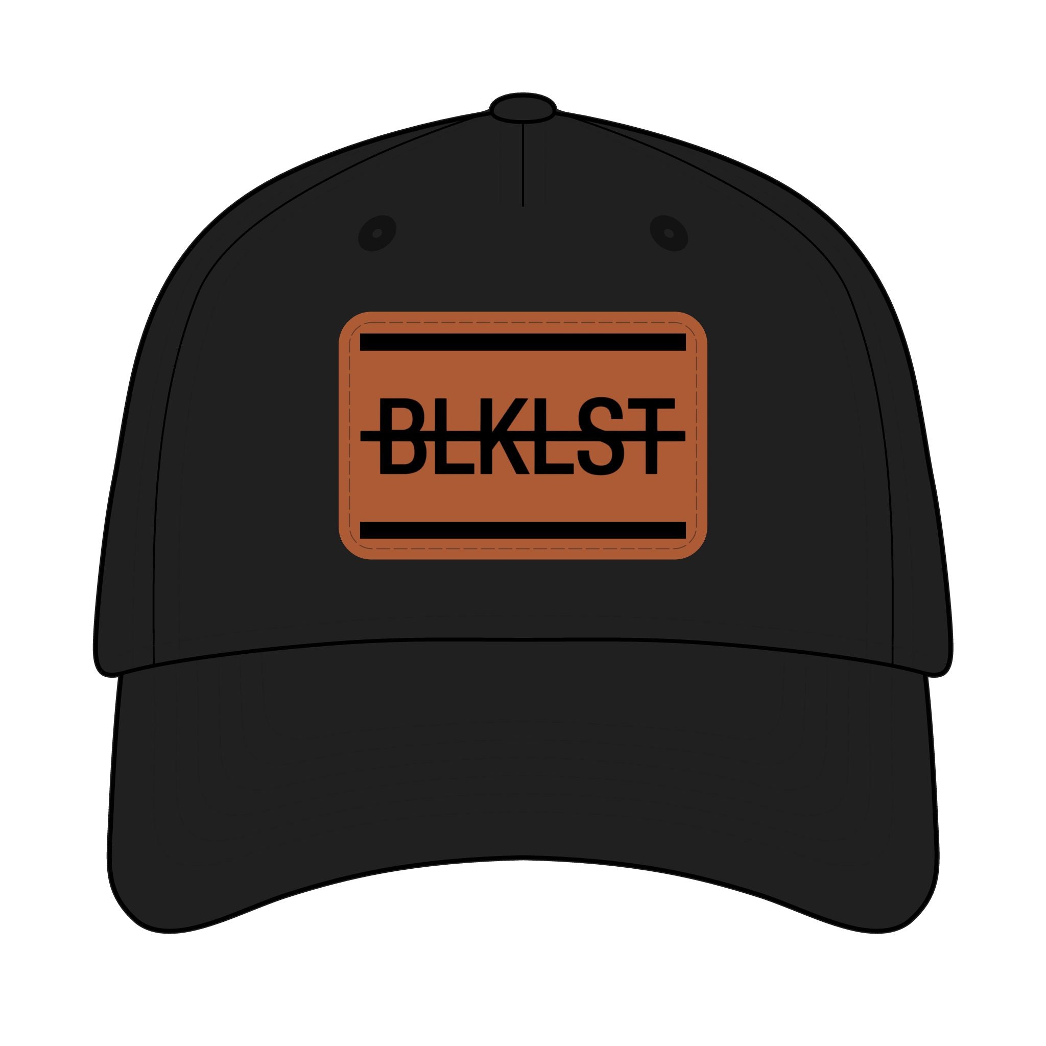 BLKLST of Mid Profile Baseball Cap with Leather Patch
