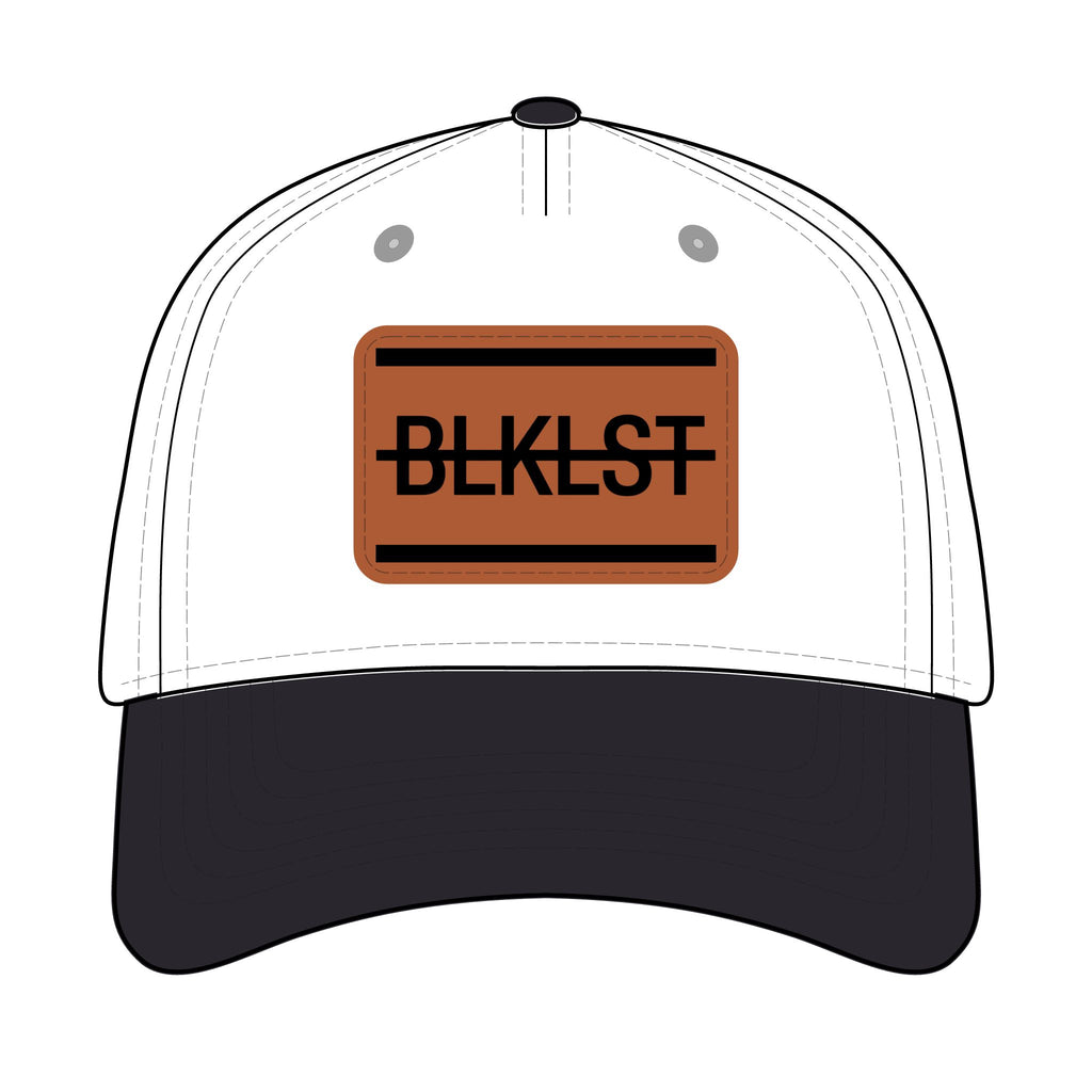 BLKLST of Mid Profile Baseball Cap with Leather Patch
